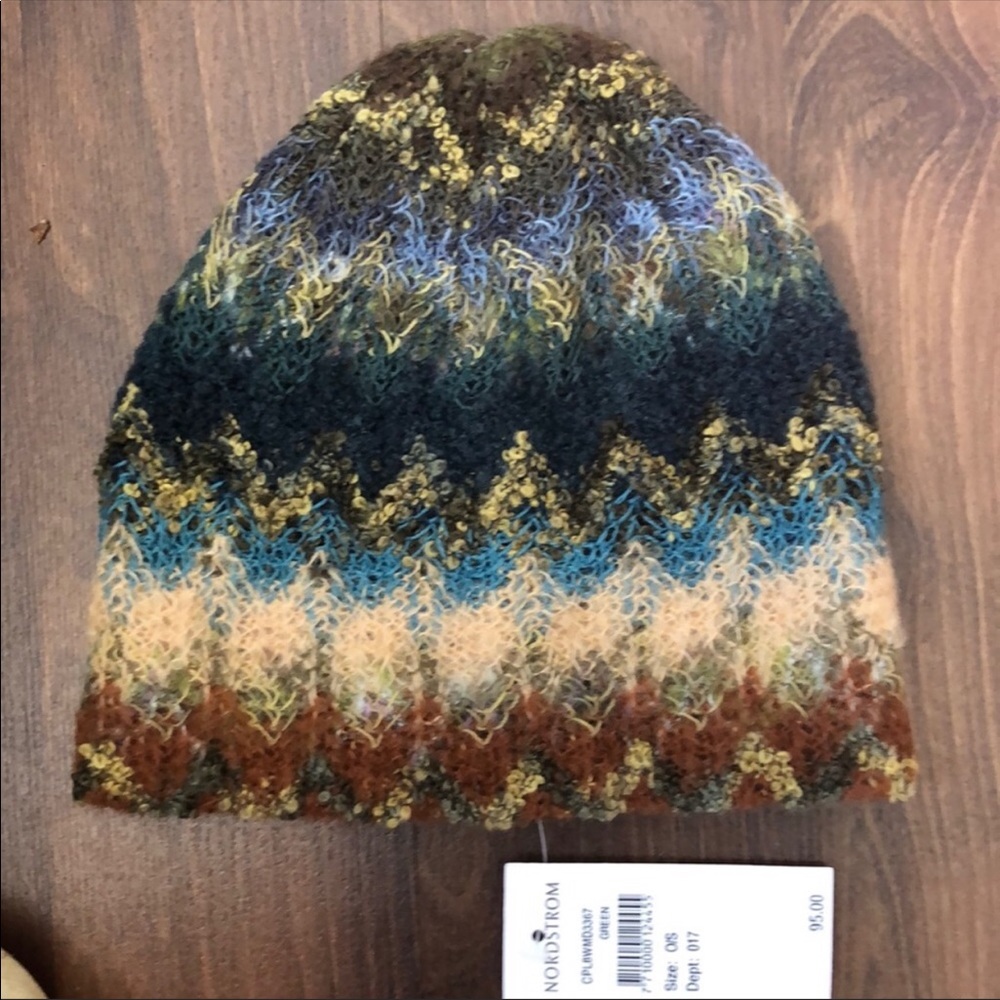 NWT Missoni kids wool blend multicolor knit hat